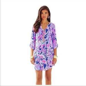 Lilly Pulitzer Arielle Dress Shrimply Chic